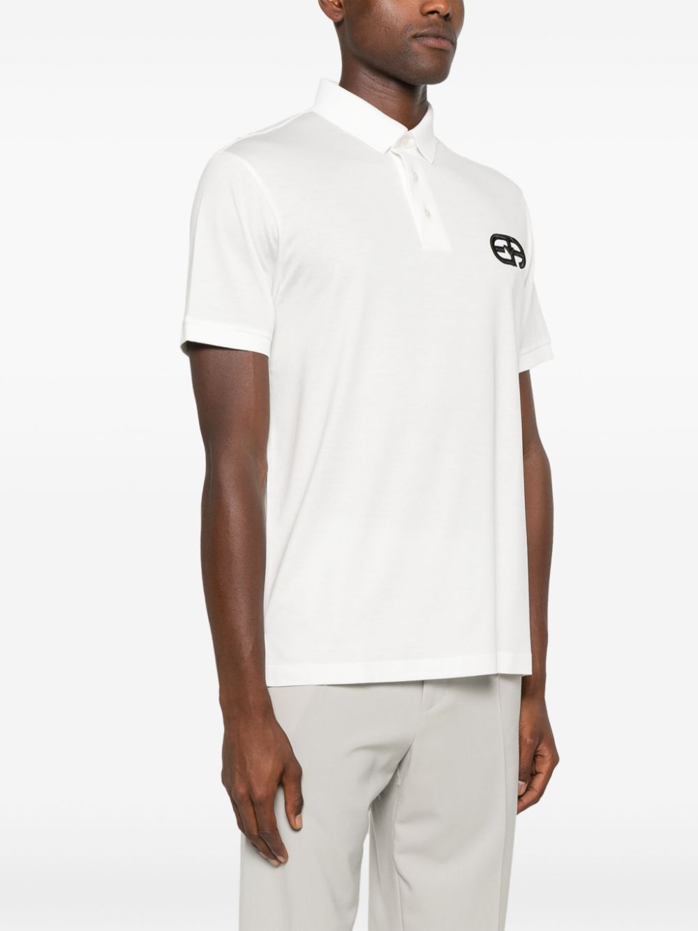 EMPORIO ARMANI Cotton Blend Polo Shirt