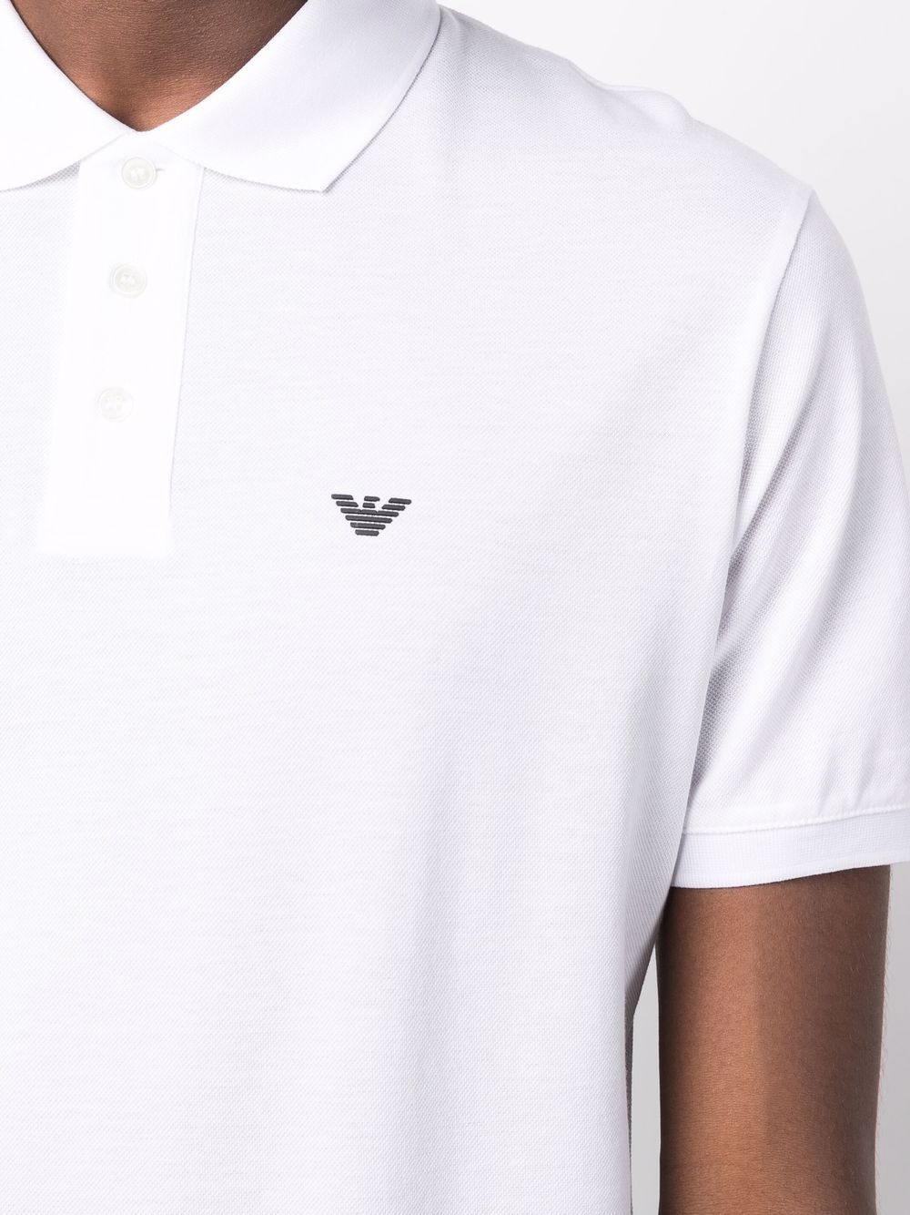 EMPORIO ARMANI Classic Cotton Polo Shirt for Men