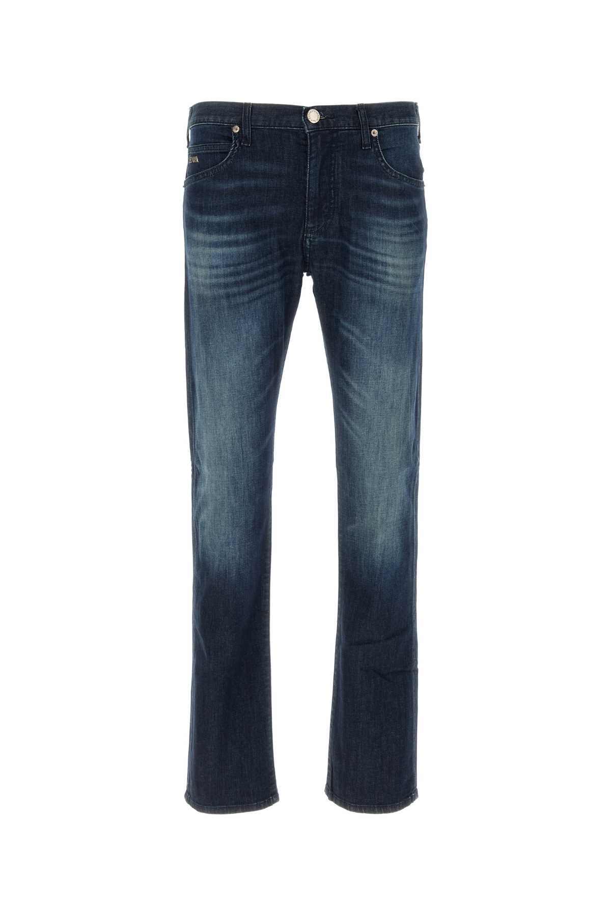 EMPORIO ARMANI Stretch Denim Jeans for Men - SS25 Collection