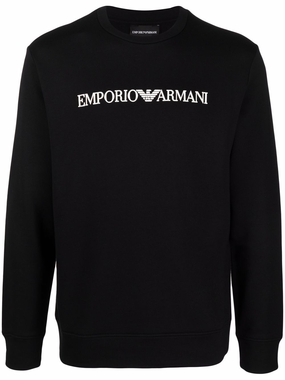 EMPORIO ARMANI Cotton Blend Crewneck Sweatshirt