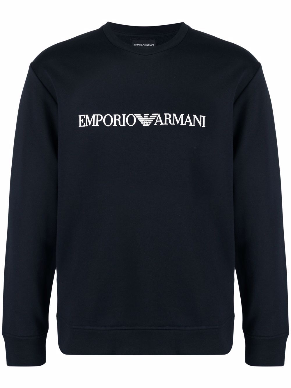 EMPORIO ARMANI Cotton Blend Crewneck Sweatshirt - FW25