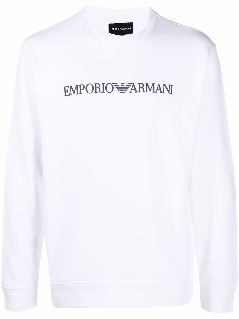 EMPORIO ARMANI Logo Cotton Sweatshirt for Men