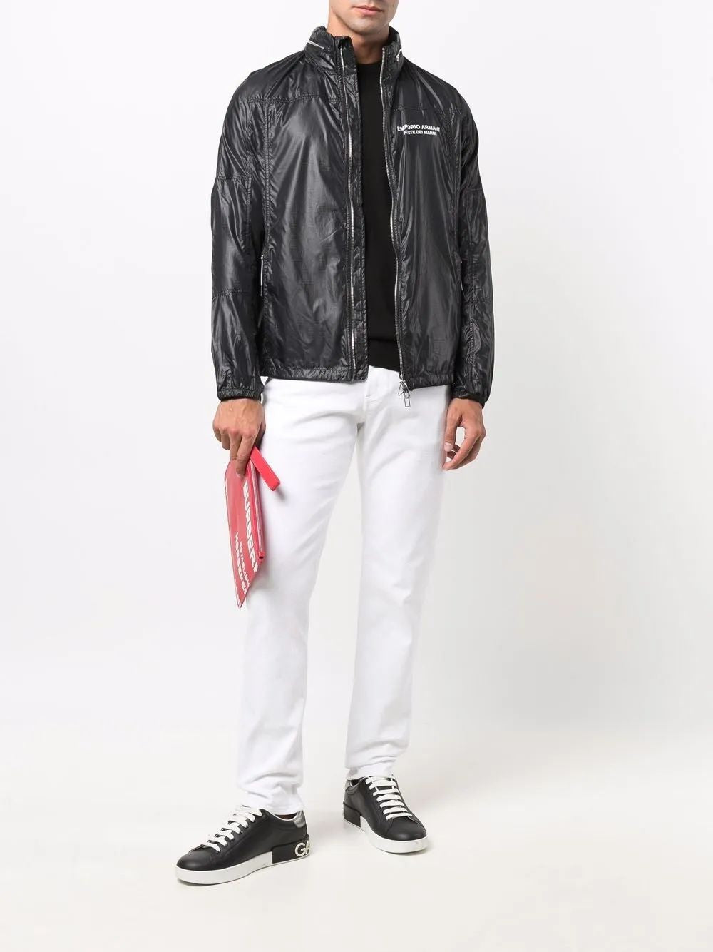 EMPORIO ARMANI Men's Lyocell Pullover - Fall/Winter 2025