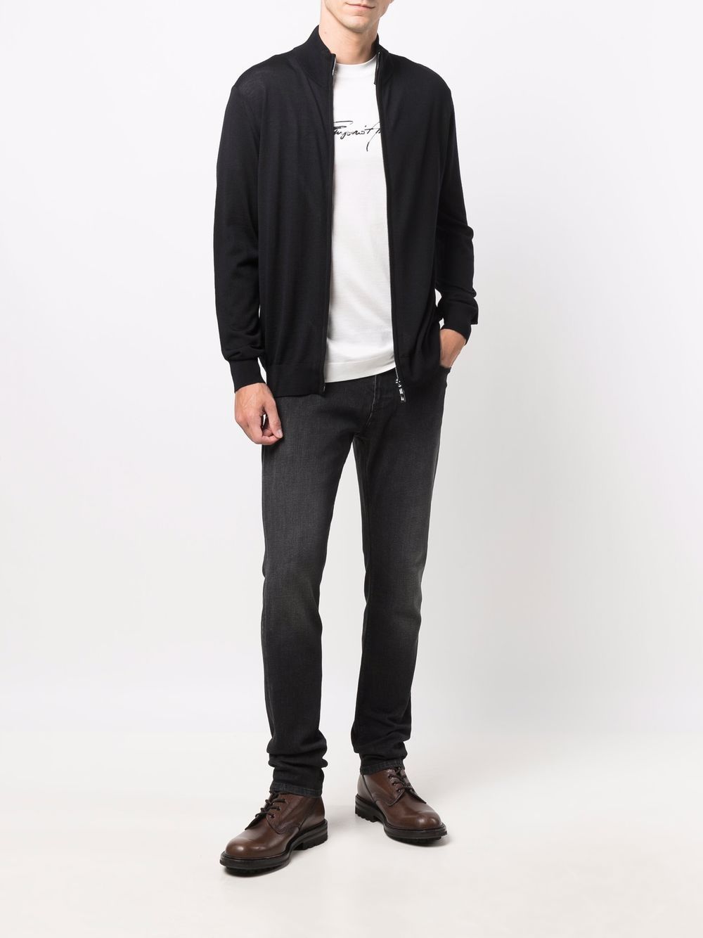 EMPORIO ARMANI Virgin Wool Cardigan