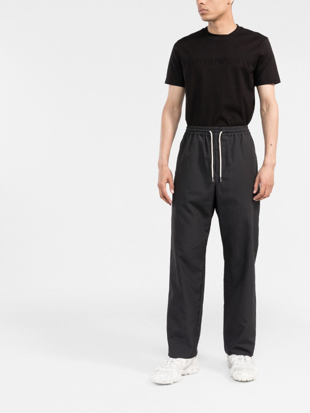 EMPORIO ARMANI Logo Print Short Sleeved T-Shirt for Men