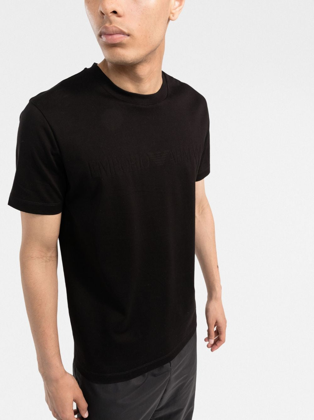 EMPORIO ARMANI Logo Print Short Sleeved T-Shirt for Men