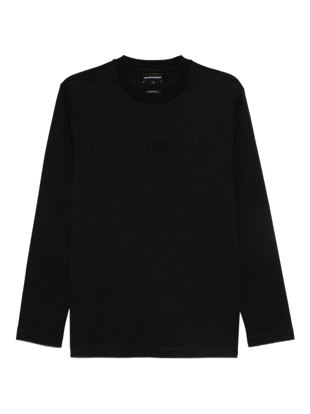 EMPORIO ARMANI Men's Long Sleeve Crew Neck Cotton T-Shirt