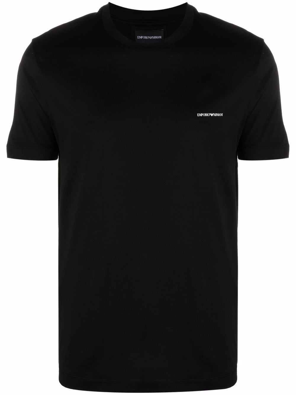 EMPORIO ARMANI Logo Cotton Blend T-Shirt for Men - FW25