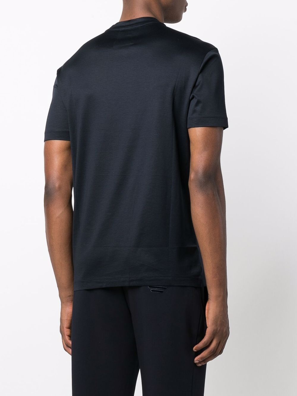 EMPORIO ARMANI Logo Cotton Blend T-Shirt for Men