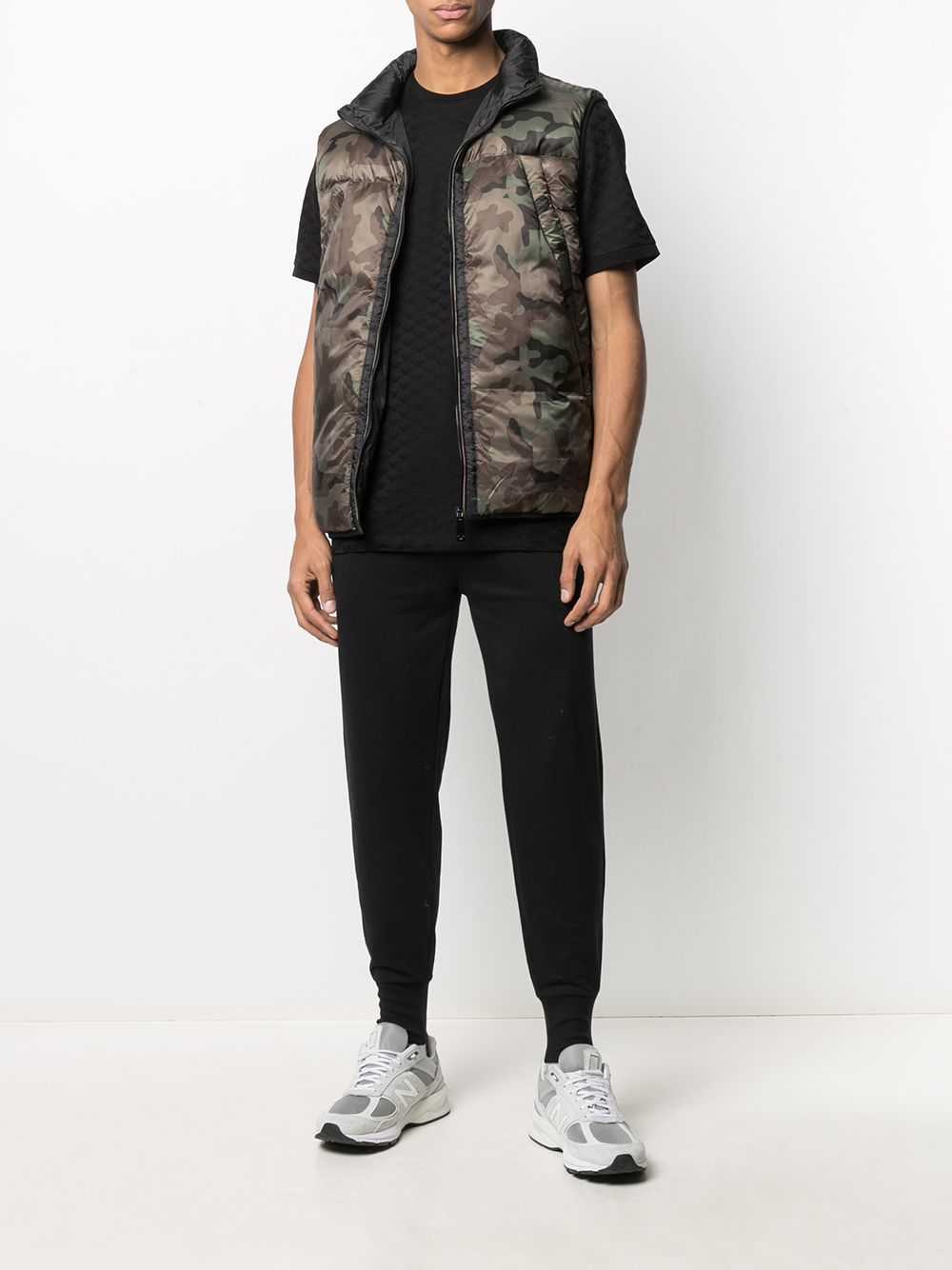 EMPORIO ARMANI Cotton Logo T-Shirt for Men - FW25 Collection