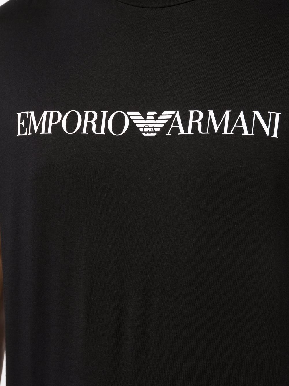 EMPORIO ARMANI Logo Cotton T-Shirt for Men - FW25