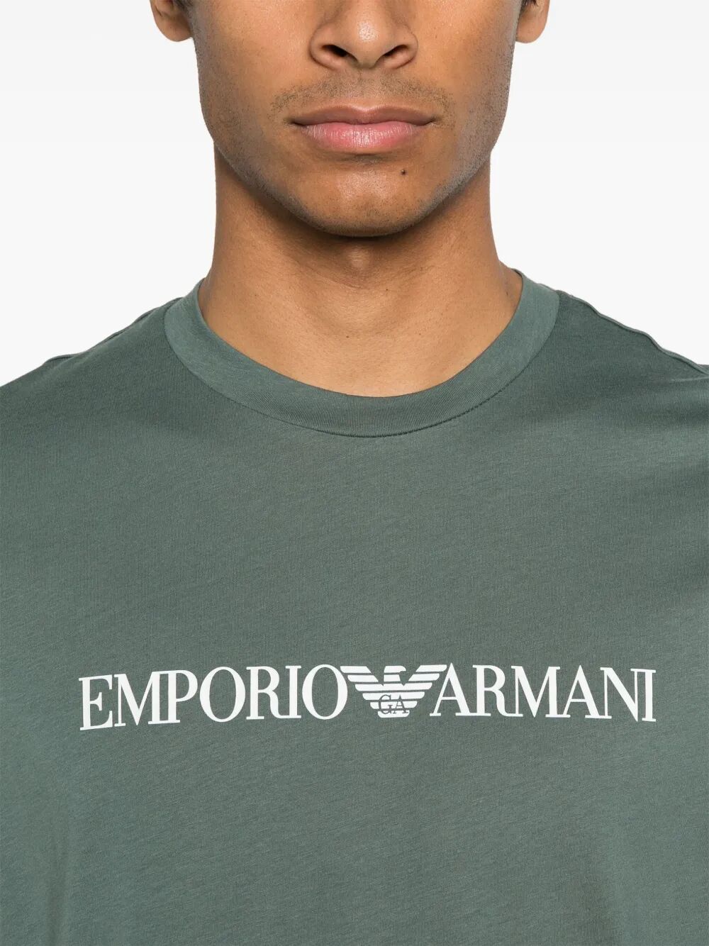 EMPORIO ARMANI Men's Cotton T-Shirt - SS25 Collection