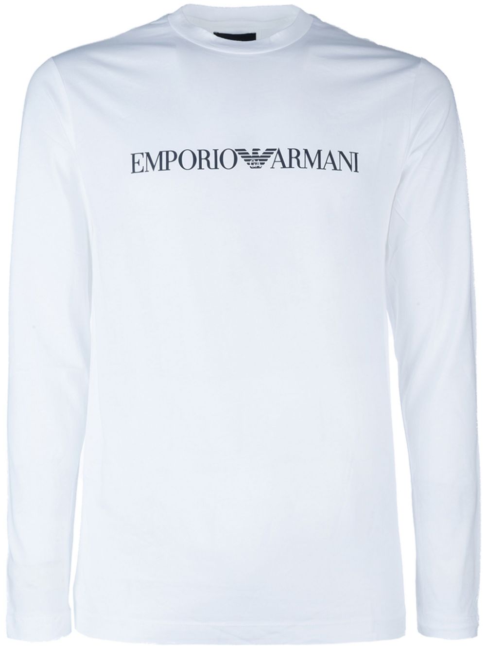 EMPORIO ARMANI Classic Logo Cotton T-Shirt for Men