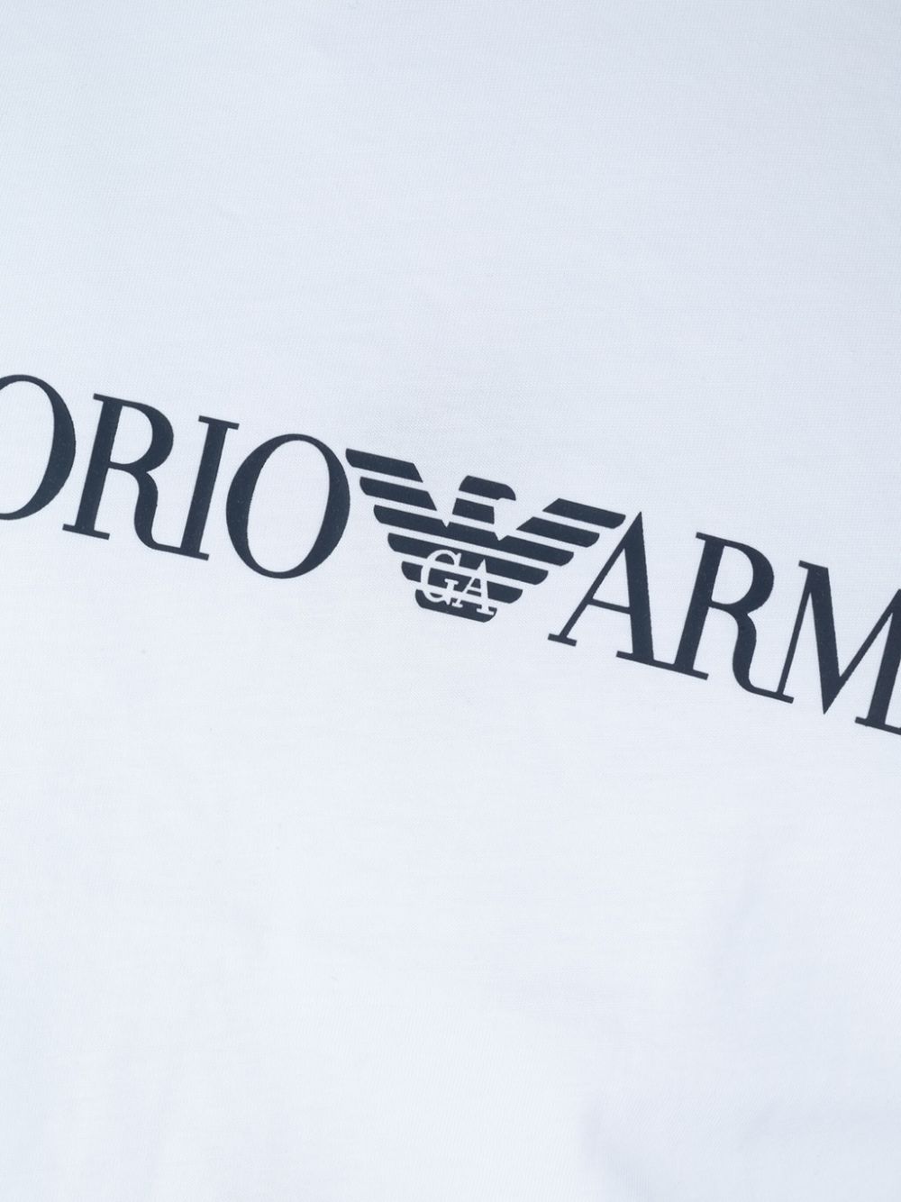 EMPORIO ARMANI Classic Logo Cotton T-Shirt for Men
