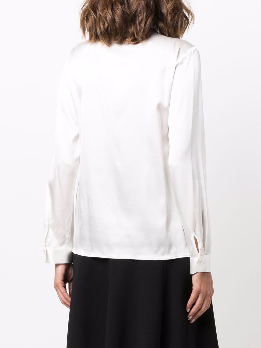 EMPORIO ARMANI Silk Blend Long-Sleeve Shirt