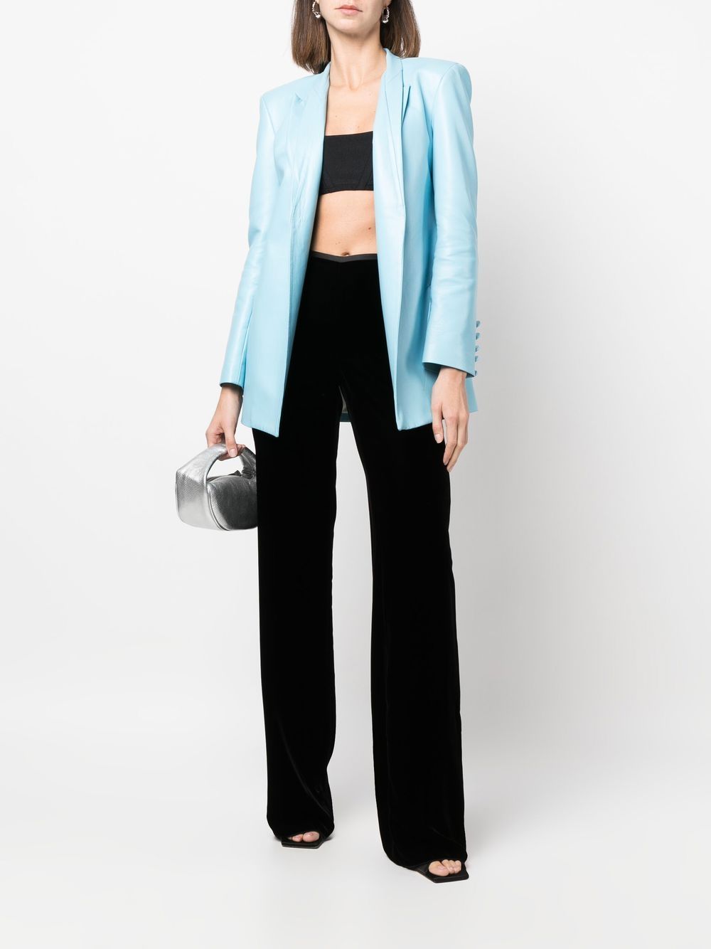 EMPORIO ARMANI Fine Knit Trousers with Elasticated Waistband for Women