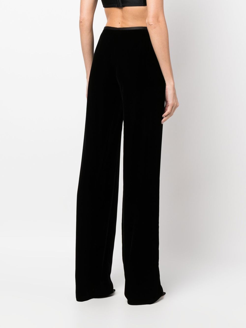 EMPORIO ARMANI Fine Knit Trousers with Elasticated Waistband for Women