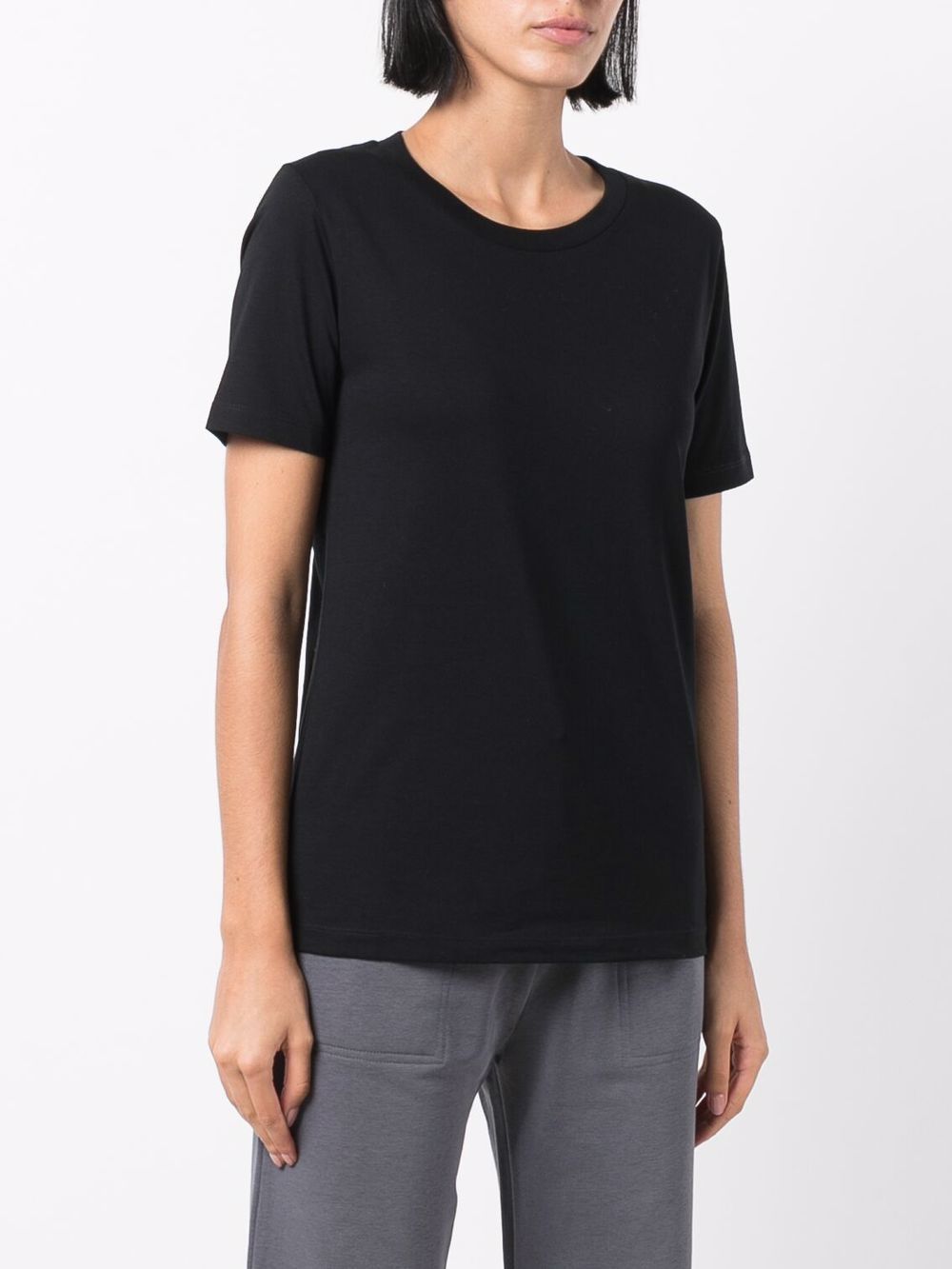 EMPORIO ARMANI Logo Cotton T-Shirt for Women