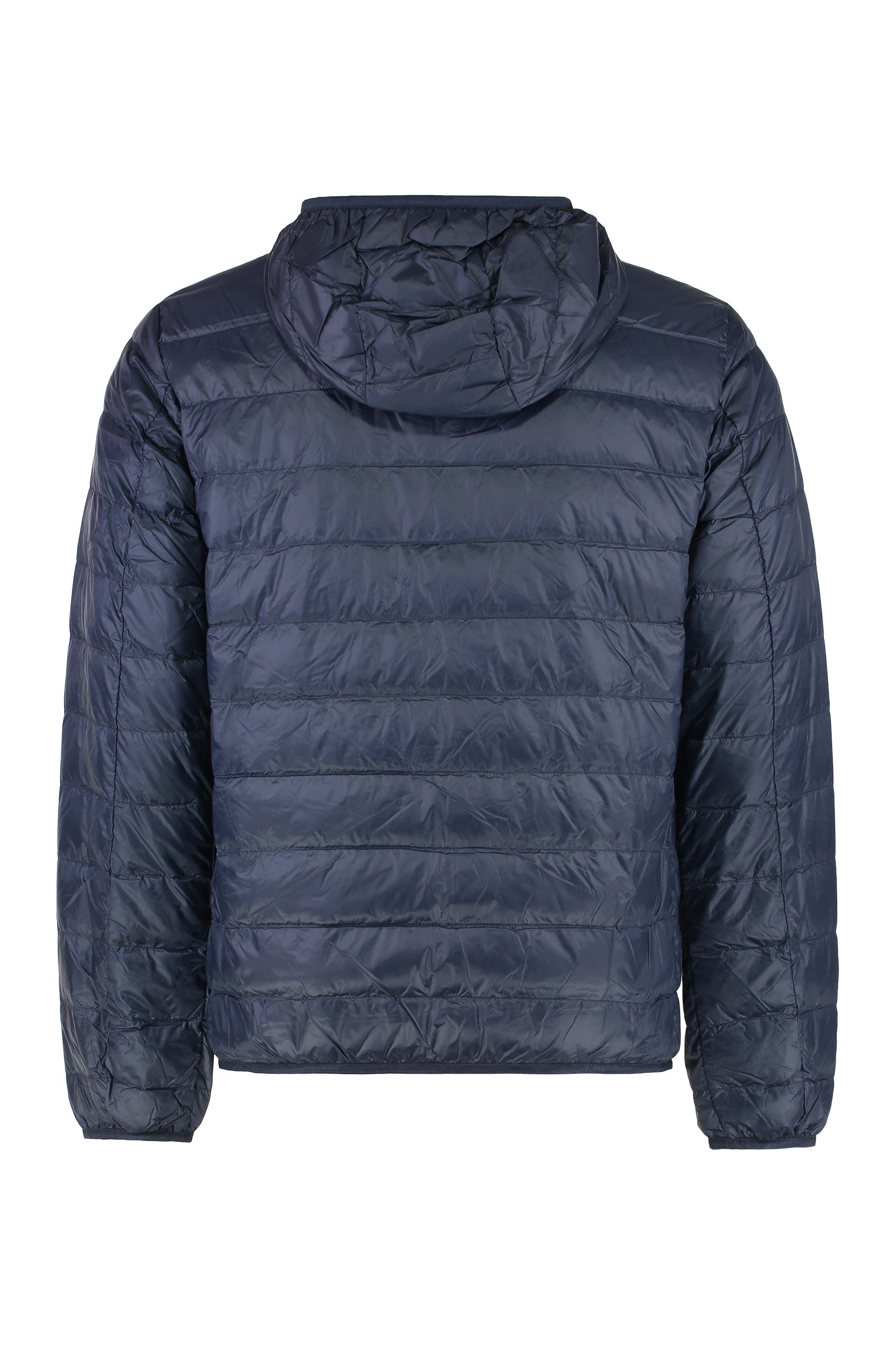 EA7 Men's Ultra-Light Down Jacket with Hood