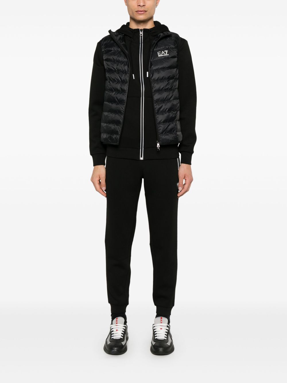 EA7 Full Zip Down Vest for Men