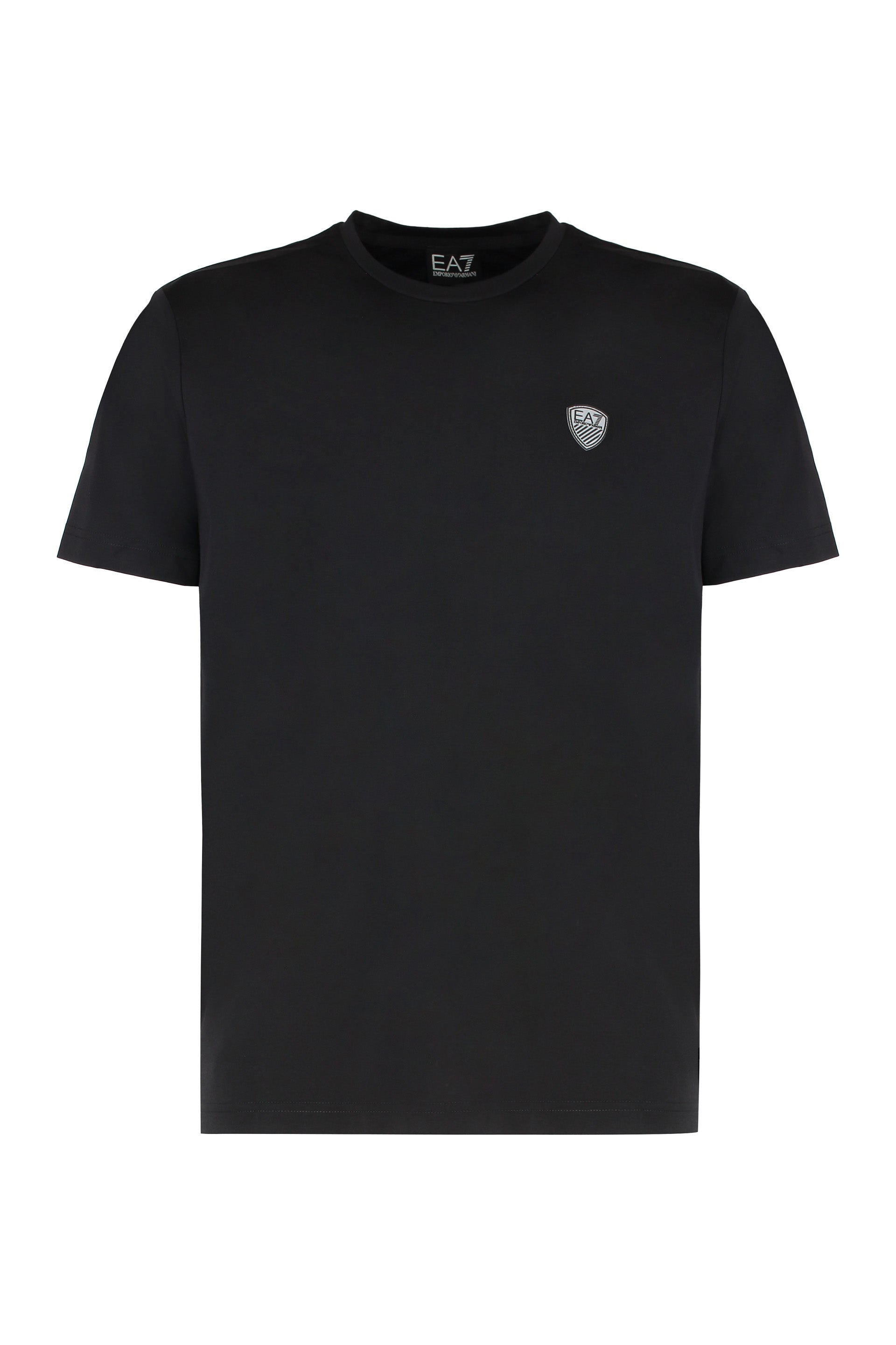 EA7 Logo Print T-Shirt for Men - FW25 Collection