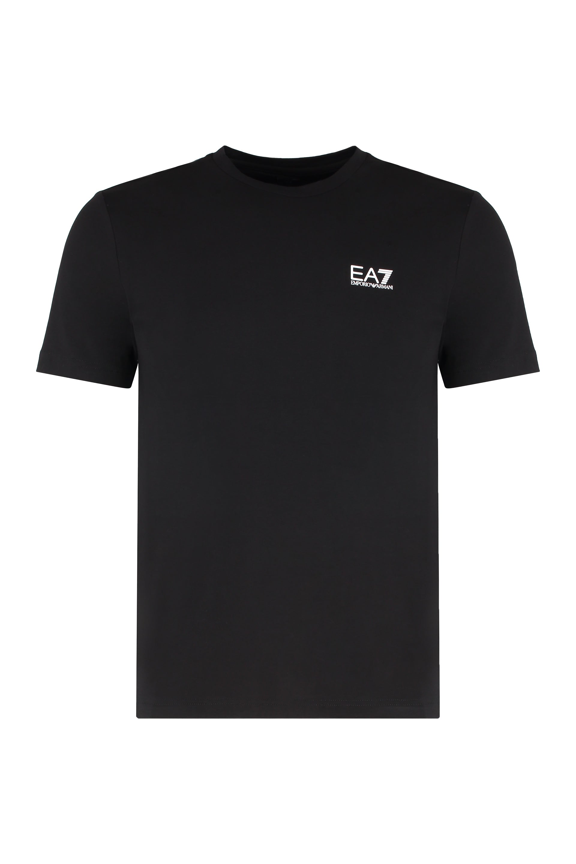 EA7 Classic Logo Cotton T-Shirt for Men