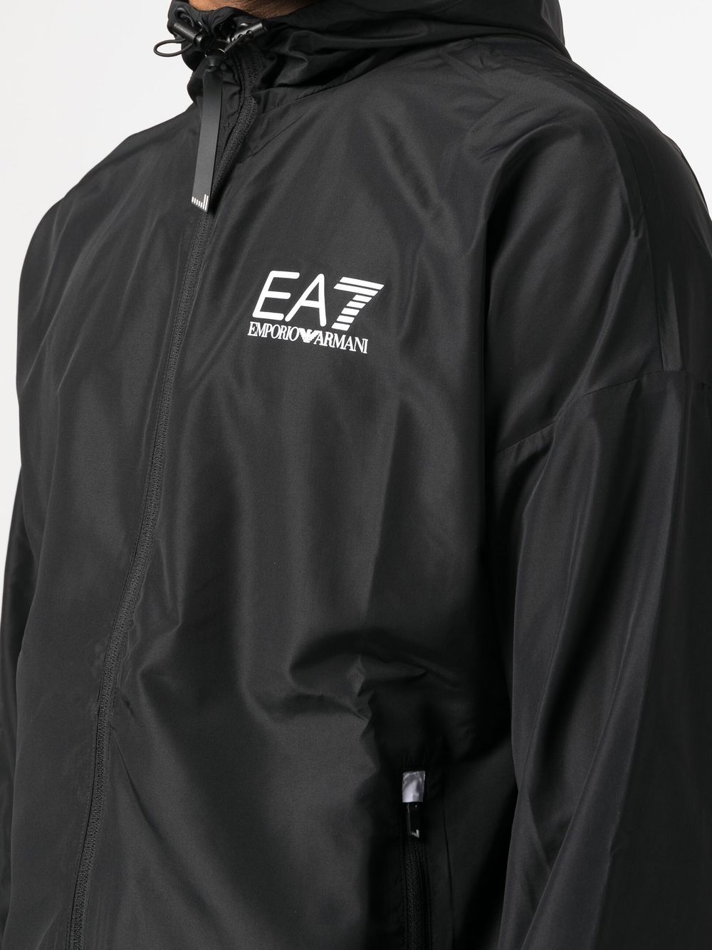 EA7 Men's Hooded Track Jacket & Pants Set
