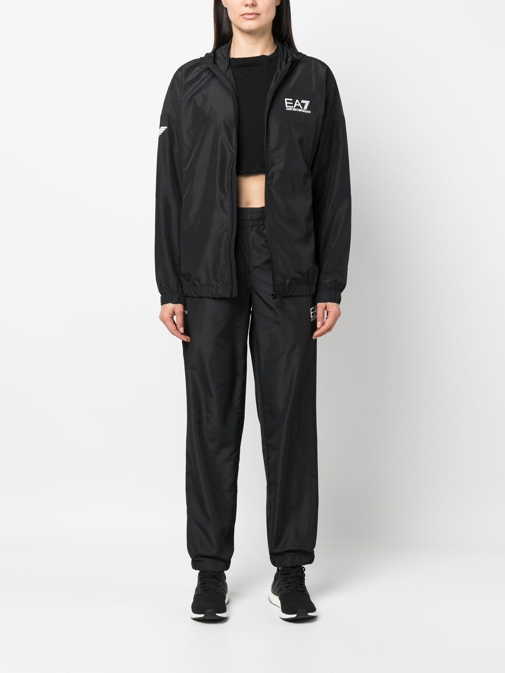 EA7 Men's Hooded Track Jacket & Pants Set