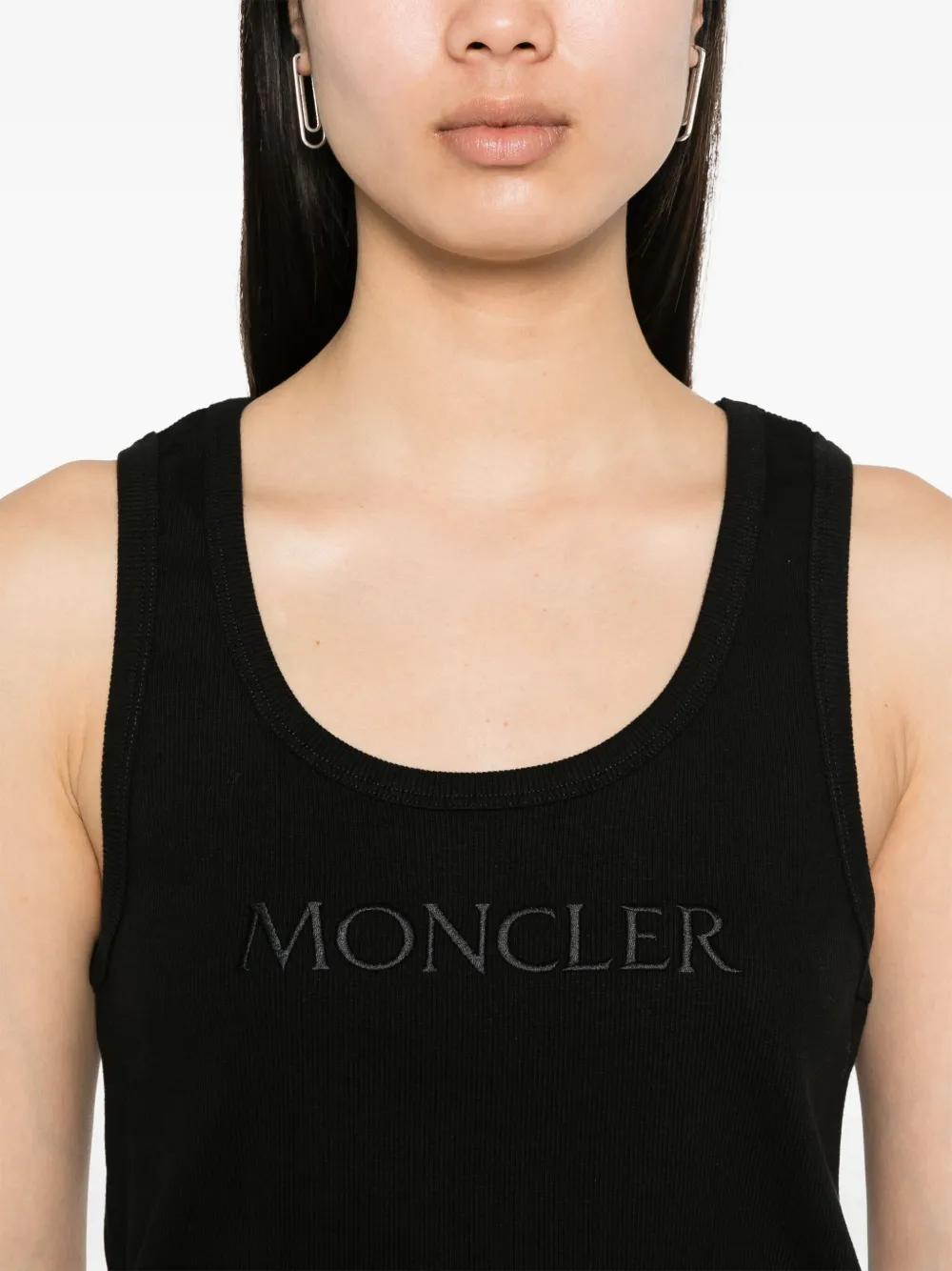 MONCLER Slim Fit Logo Top - Size S