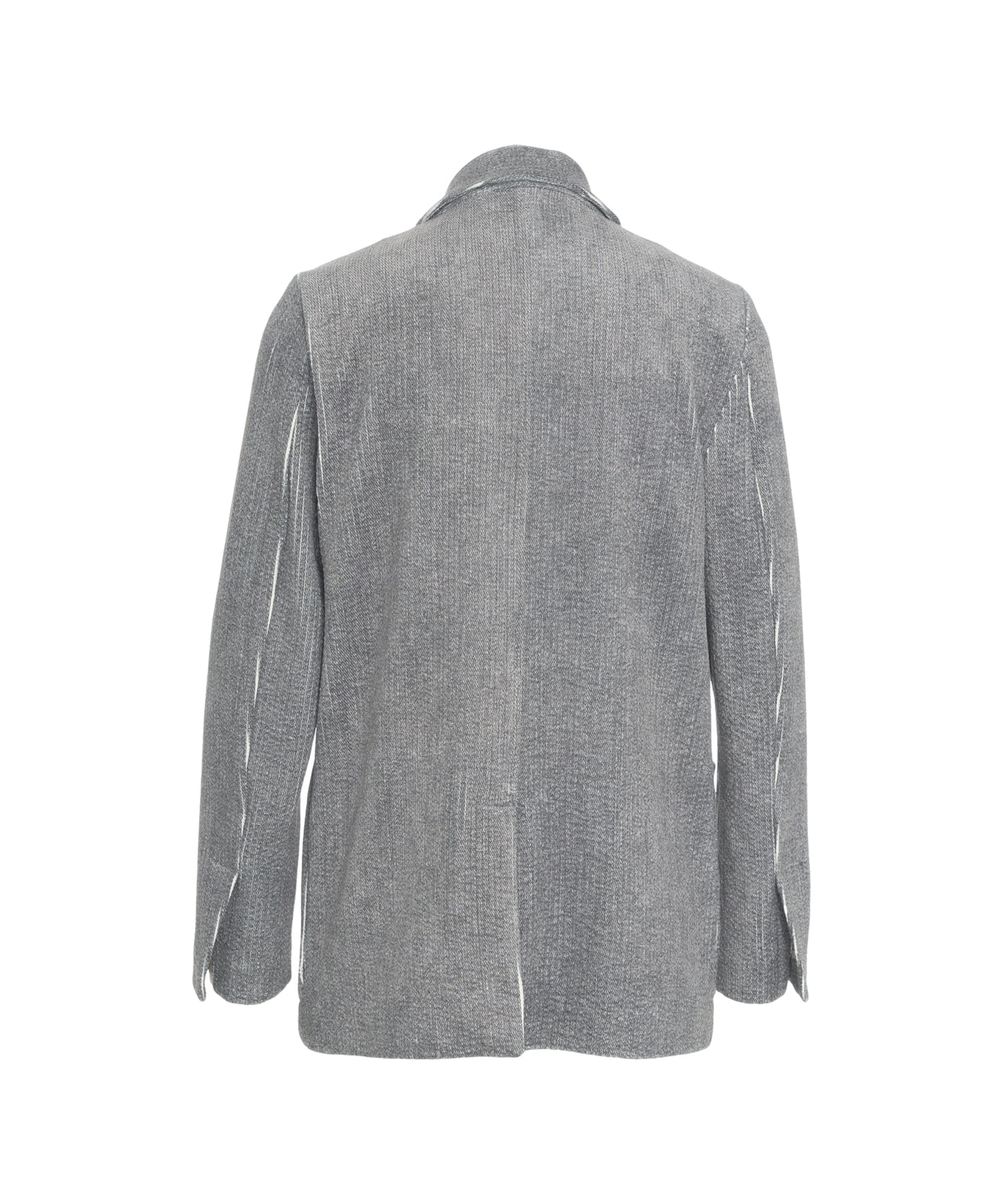 8PM Chic Single-Breasted Blazer with Contrasting Stitching