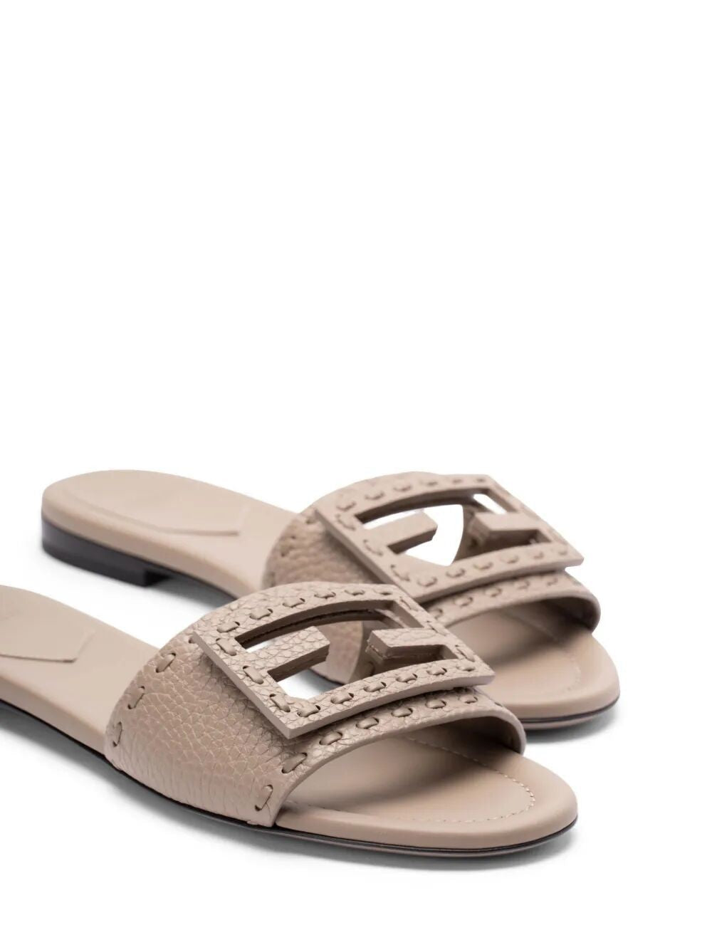 FENDI Stylish Calf Leather Mini Sandals