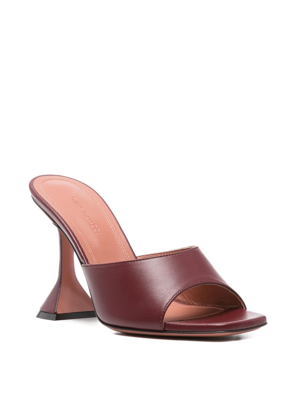 AMINA MUADDI Lupita Mini Leather Flat Sandals