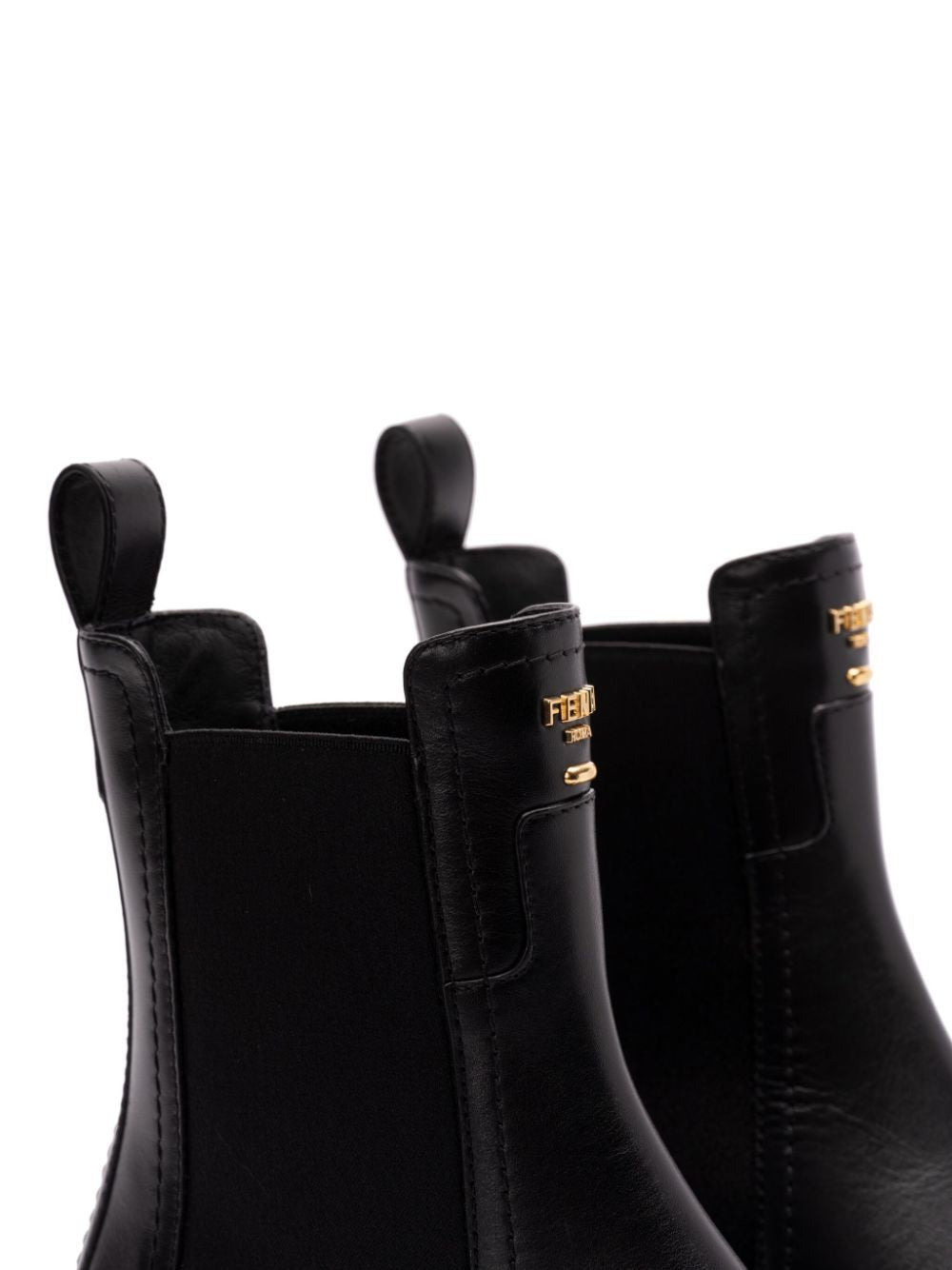 FENDI Leather Filo Ankle Boots for Women