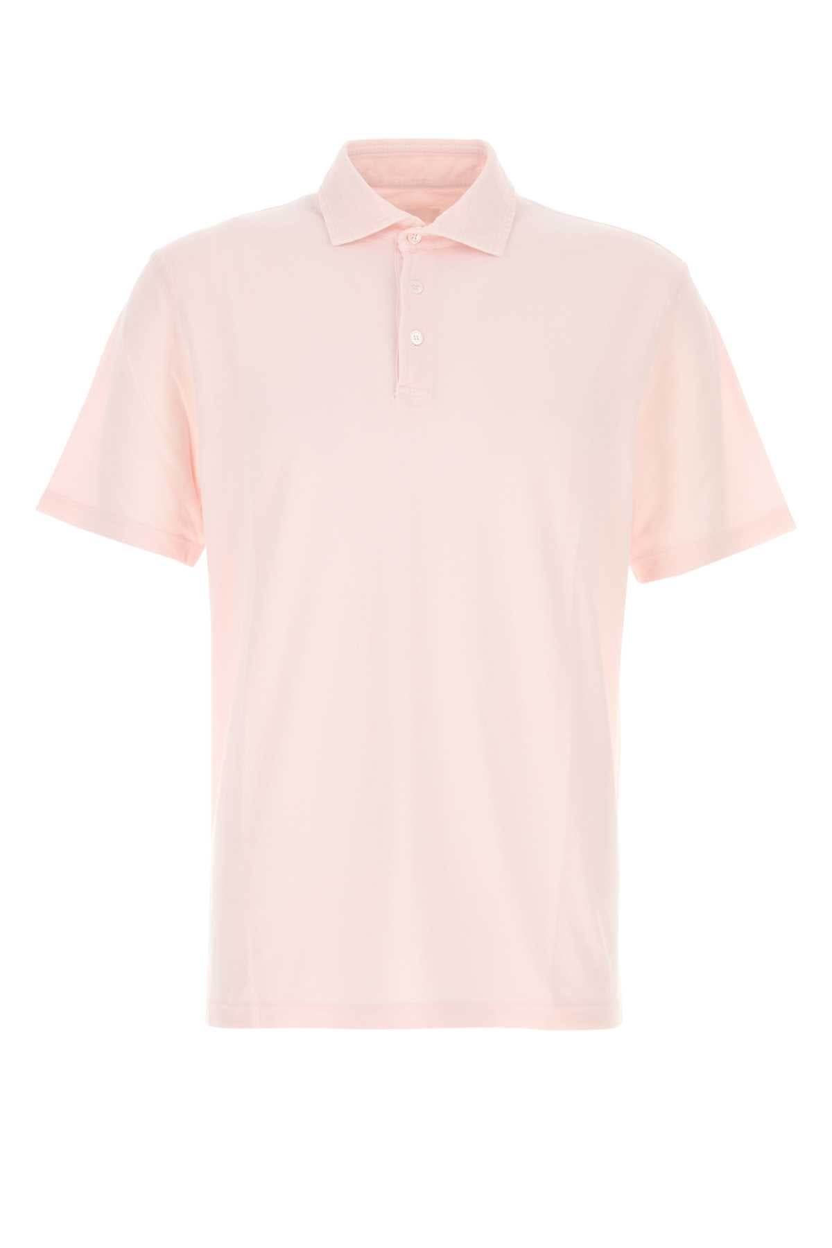FEDELI Men's Mini Piquet Polo Shirt