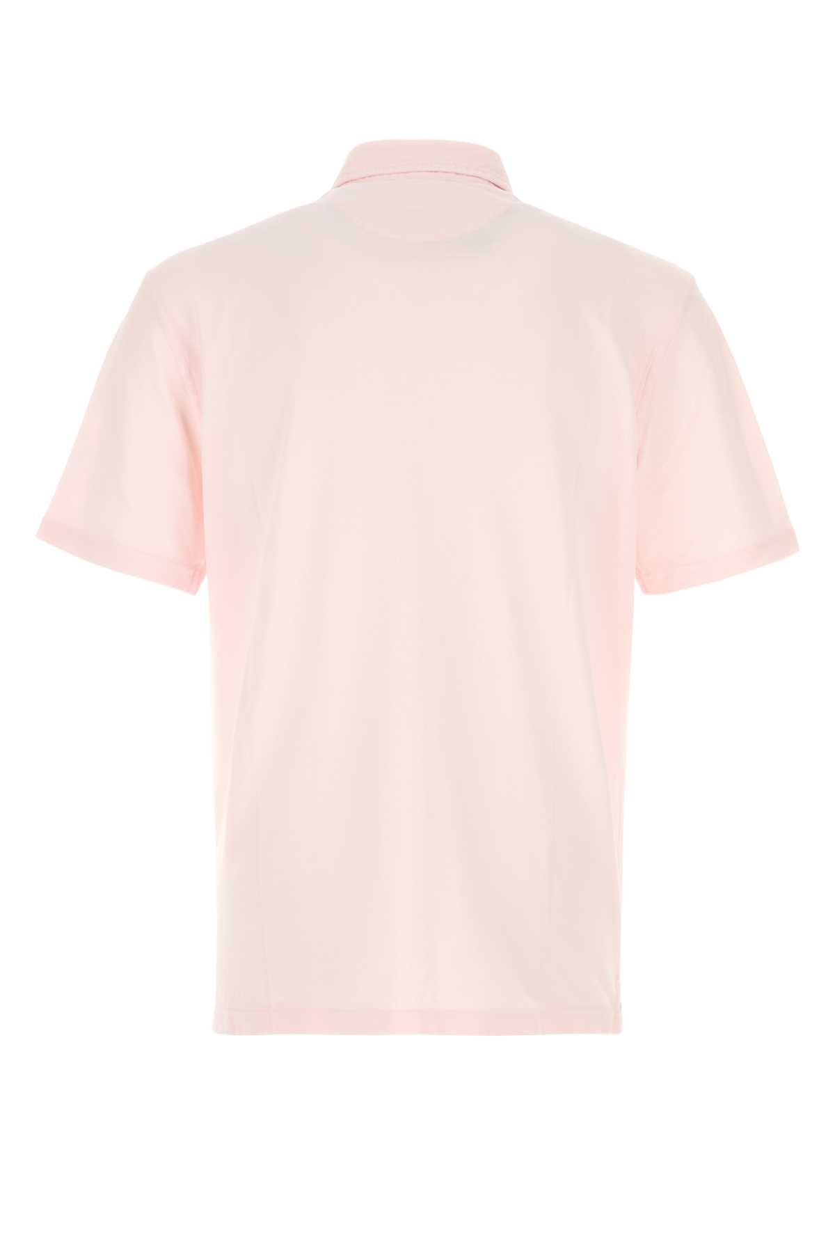 FEDELI Men's Mini Piquet Polo Shirt