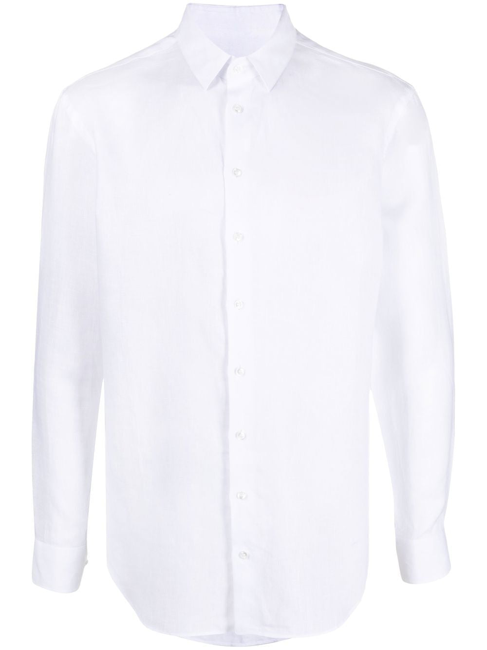 GIORGIO ARMANI Regular Fit Linen Shirt