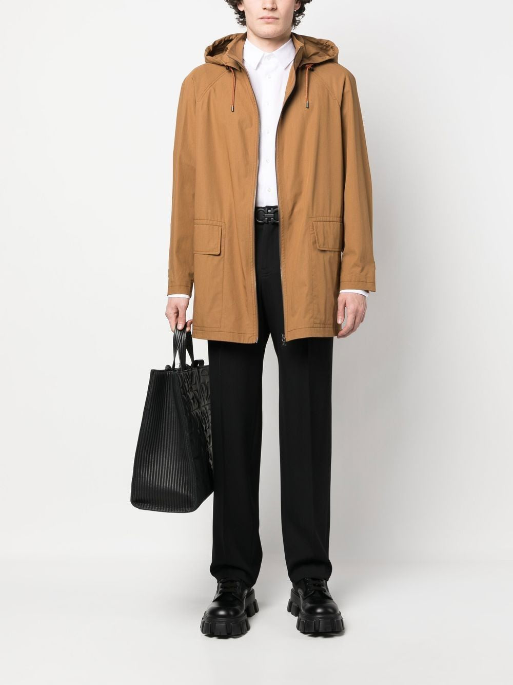 GIORGIO ARMANI Regular Fit Linen Shirt