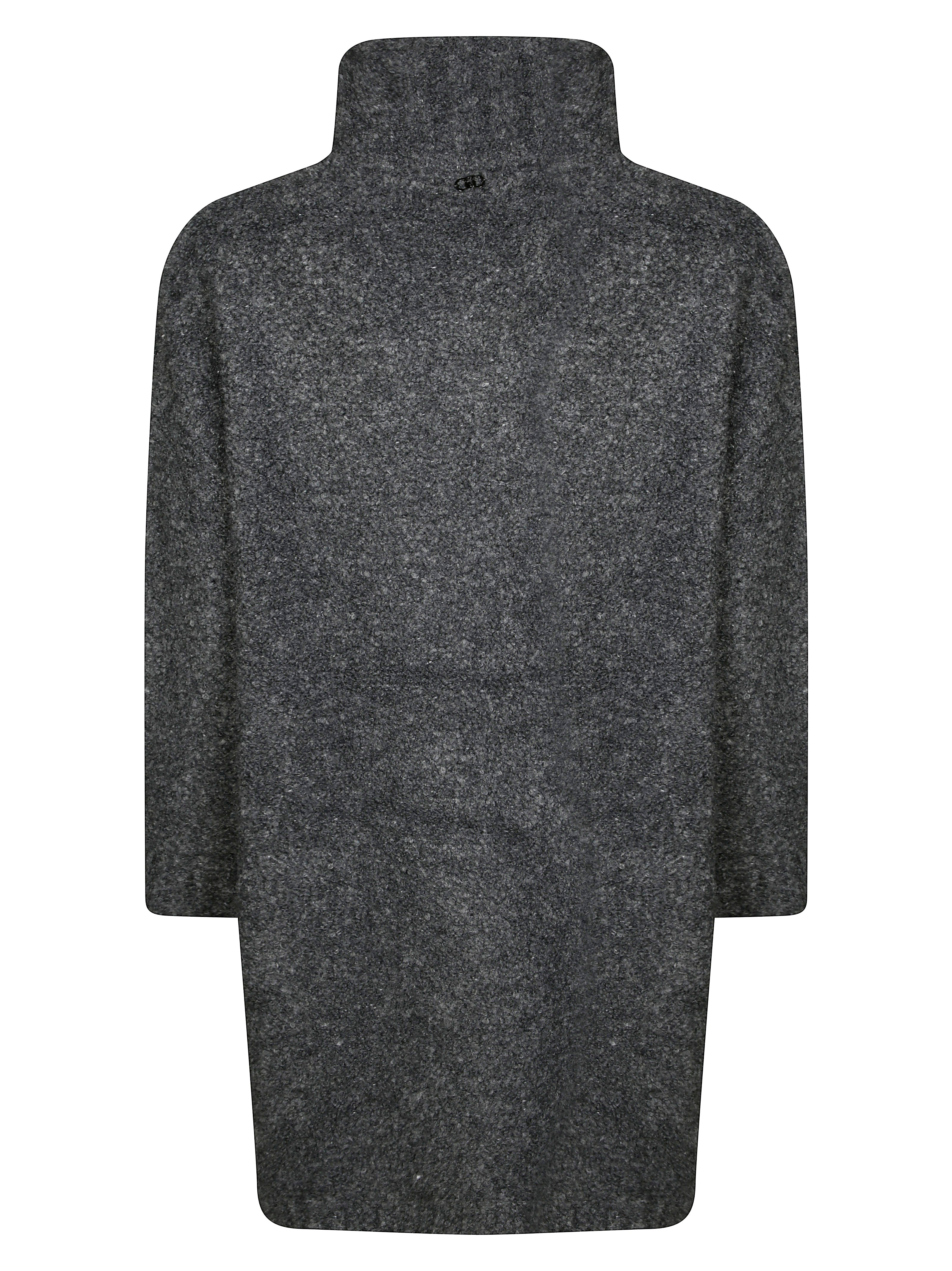 LIUJO Men's Sweater Boucle Loop Jacket