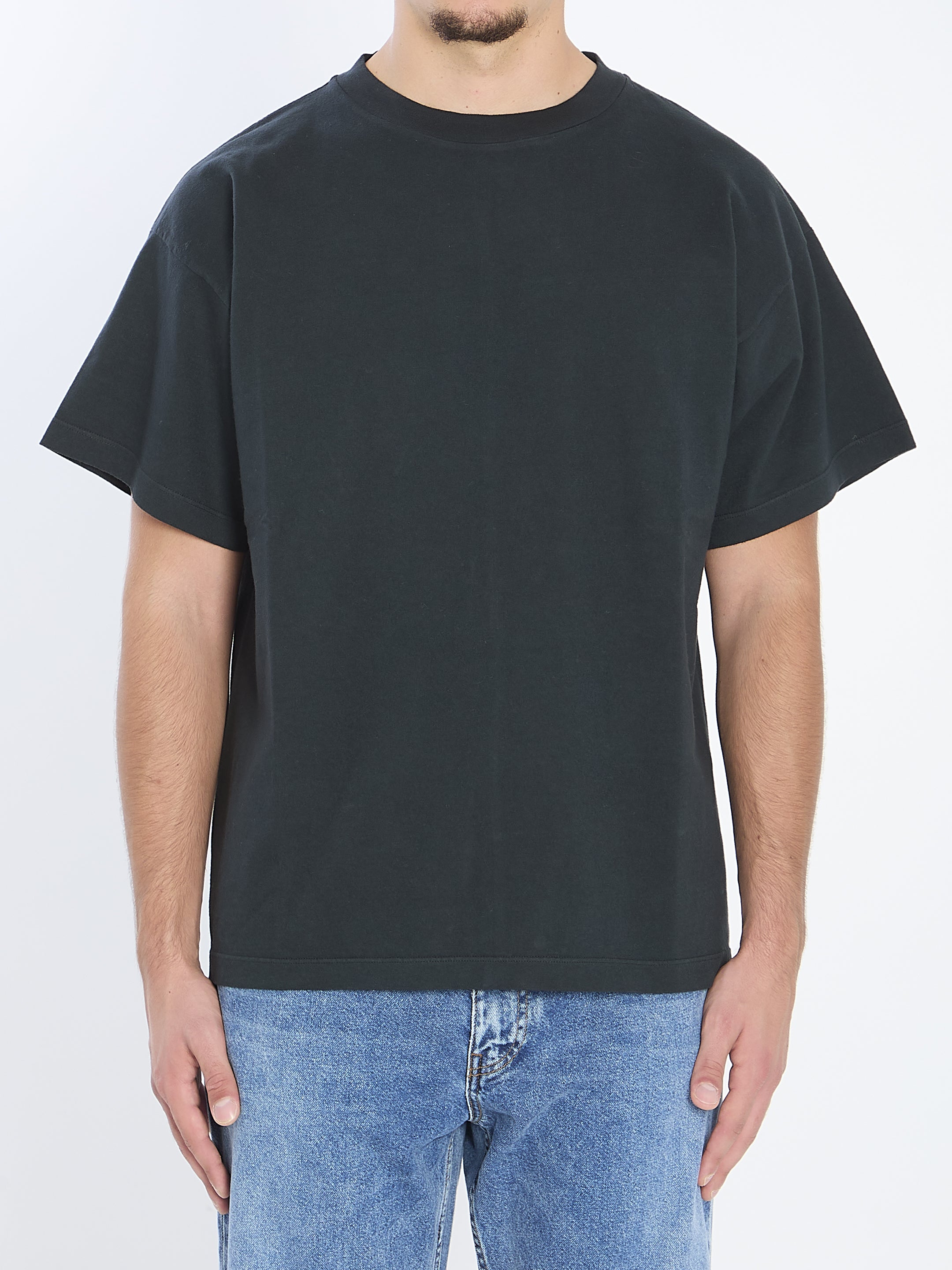 THE ROW Boxy Fit Cotton T-Shirt - Size L