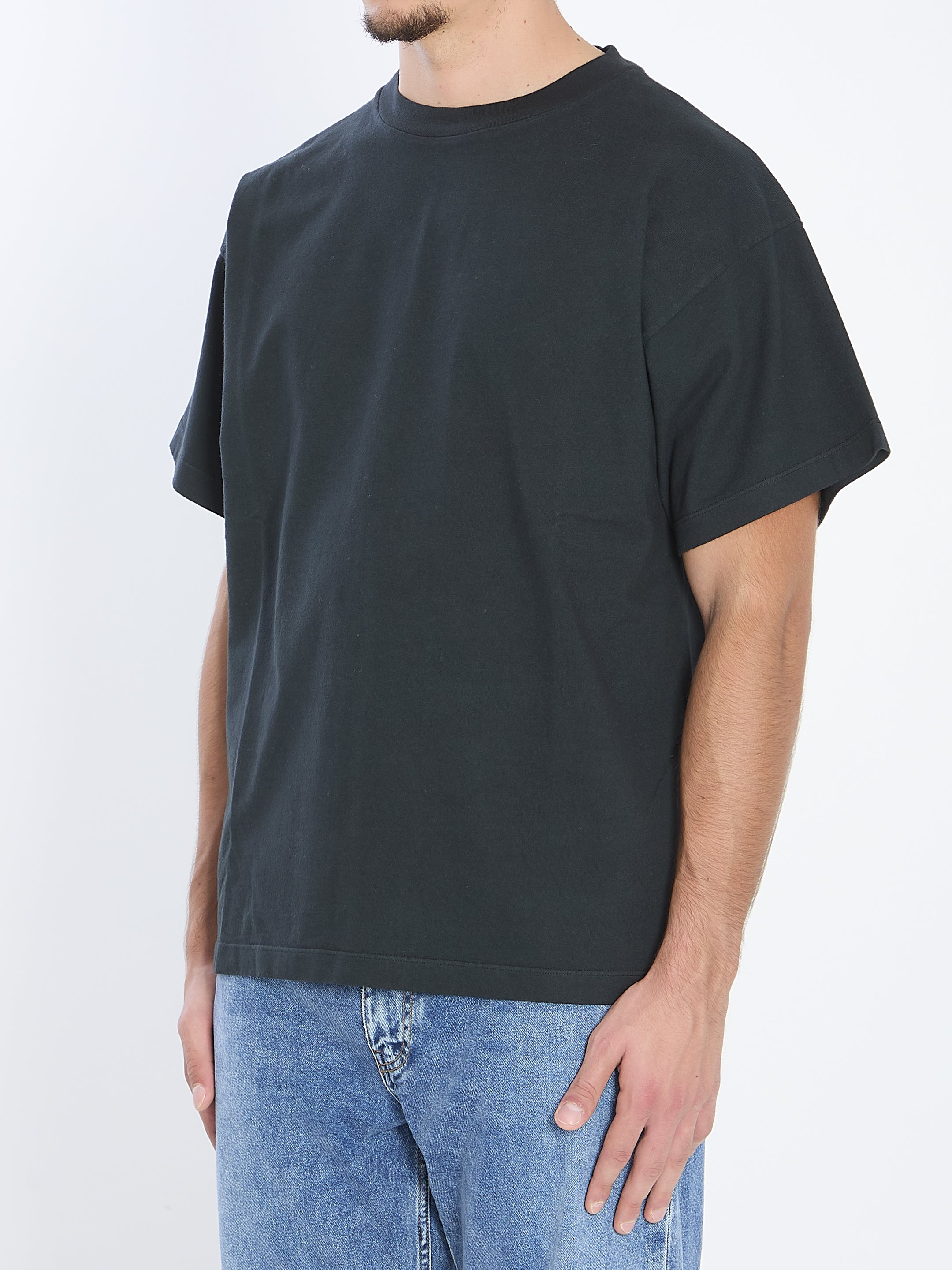 THE ROW Boxy Fit Cotton T-Shirt - Size L