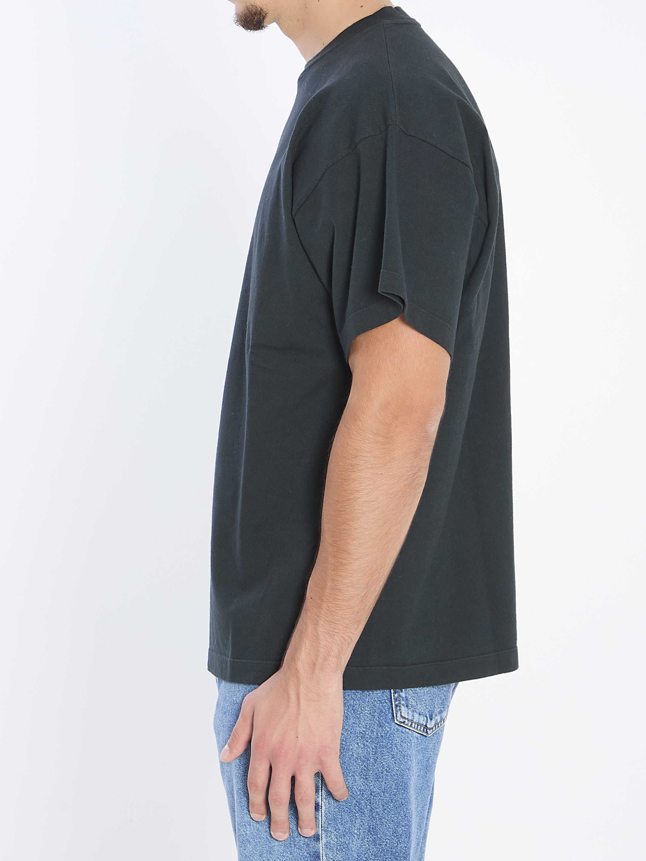 THE ROW Boxy Fit Cotton T-Shirt - Size L