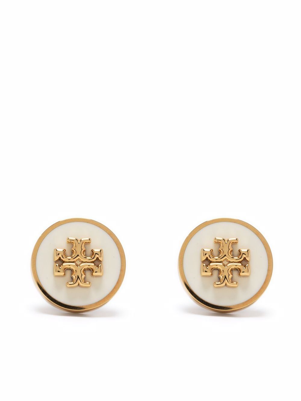 TORY BURCH Enamel Circle-Stud Earrings
