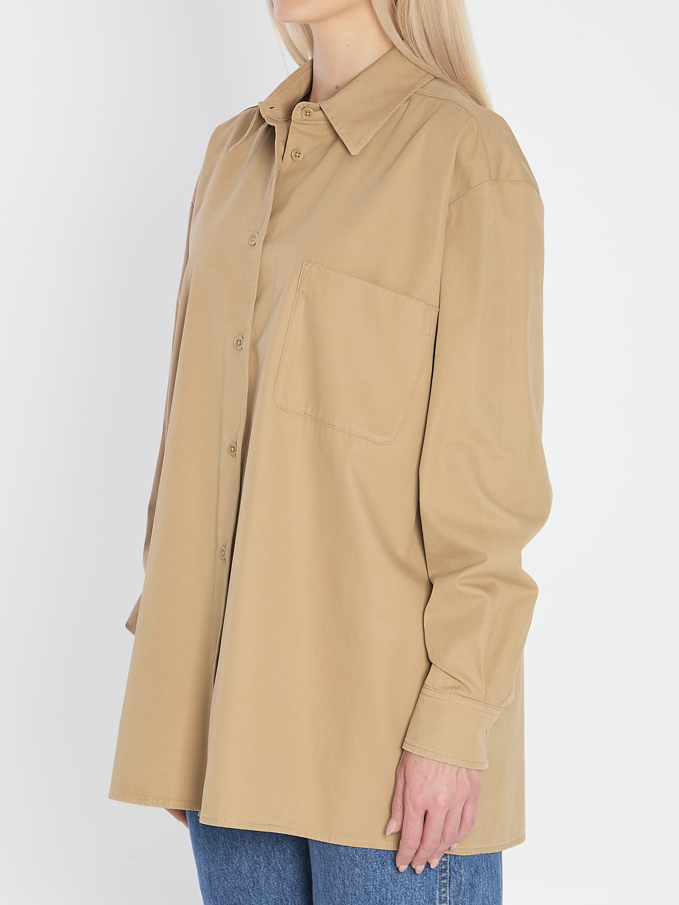THE ROW Oversized Long Sleeve Shirt - Size 04