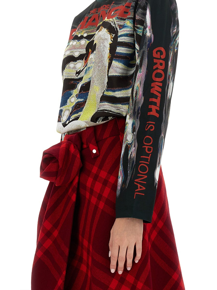 BURBERRY Swan Print Sweater - Size S