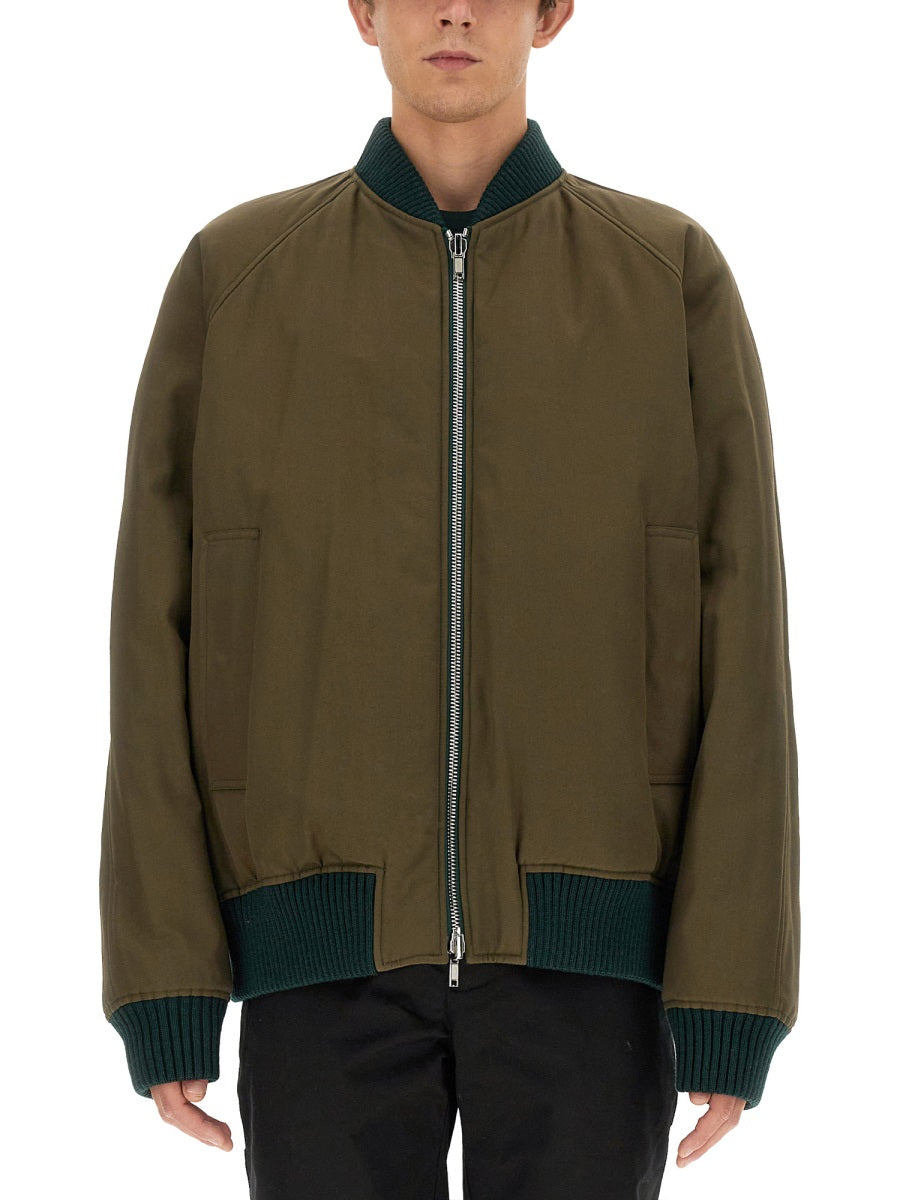 BURBERRY Men's Reversible Bomber Jacket - Size XL