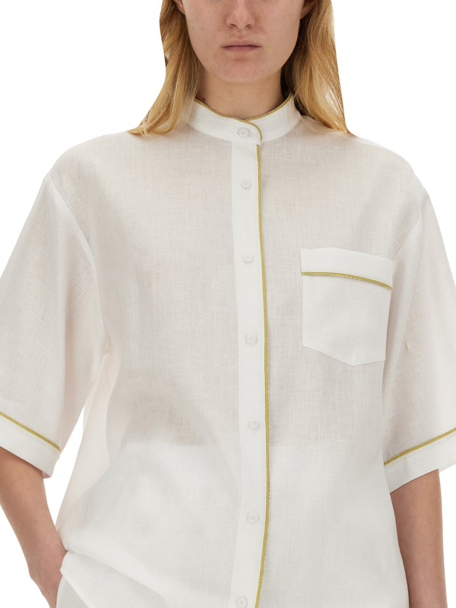 FABIANA FILIPPI Linen Shirt - Size 40 IT
