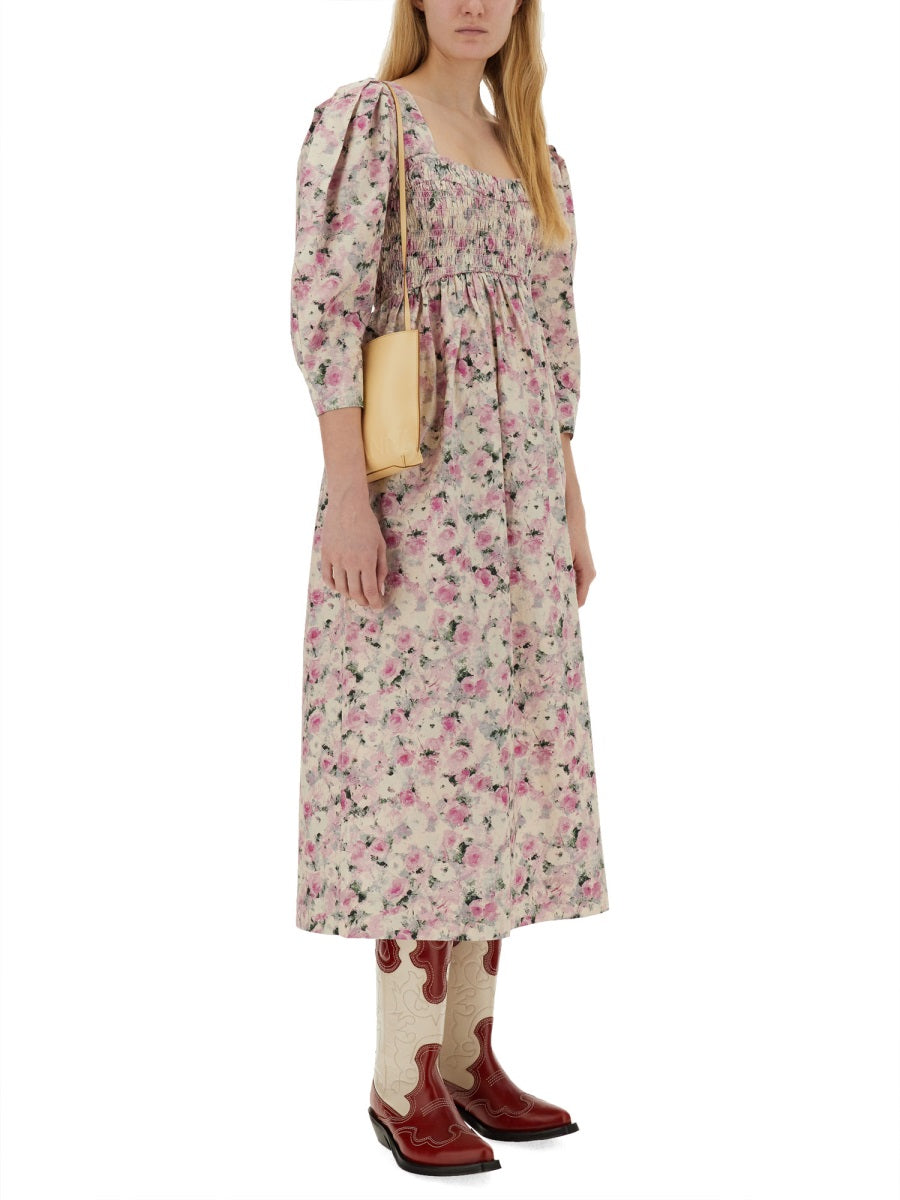 GANNI Chic Midi Dress Size 38