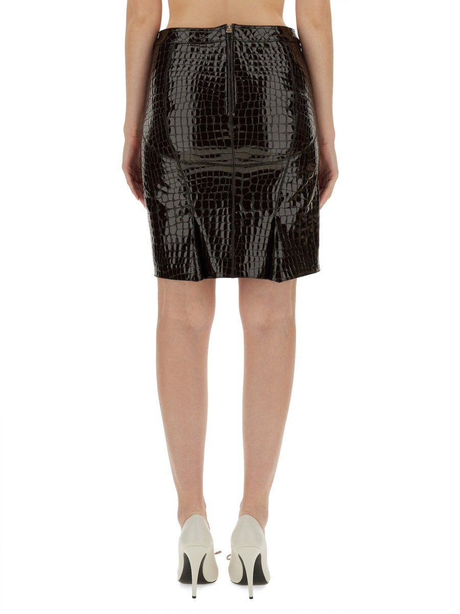 TOM FORD Leather Skirt Size 40