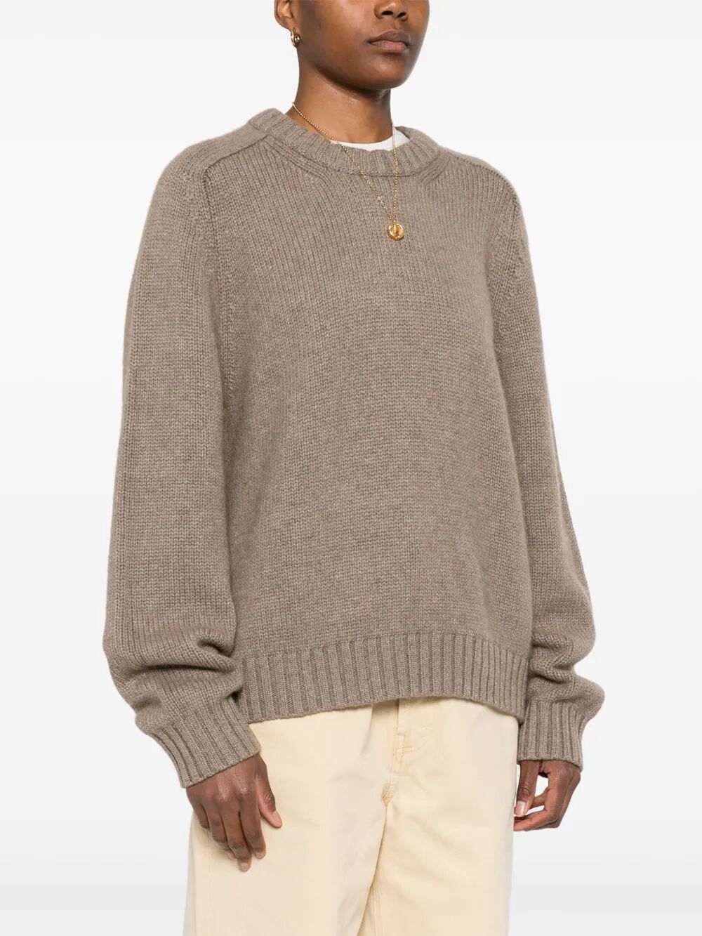 KHAITE Mae Relaxed Fit Cashmere Sweater - Women's S
