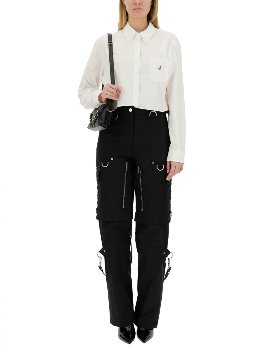 GIVENCHY Cropped Mini Shirt